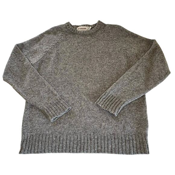 Vintage McGregor Crew Neck Sweater Women’s L | Gray Wool Blend 1990s - Picture 1 of 8
